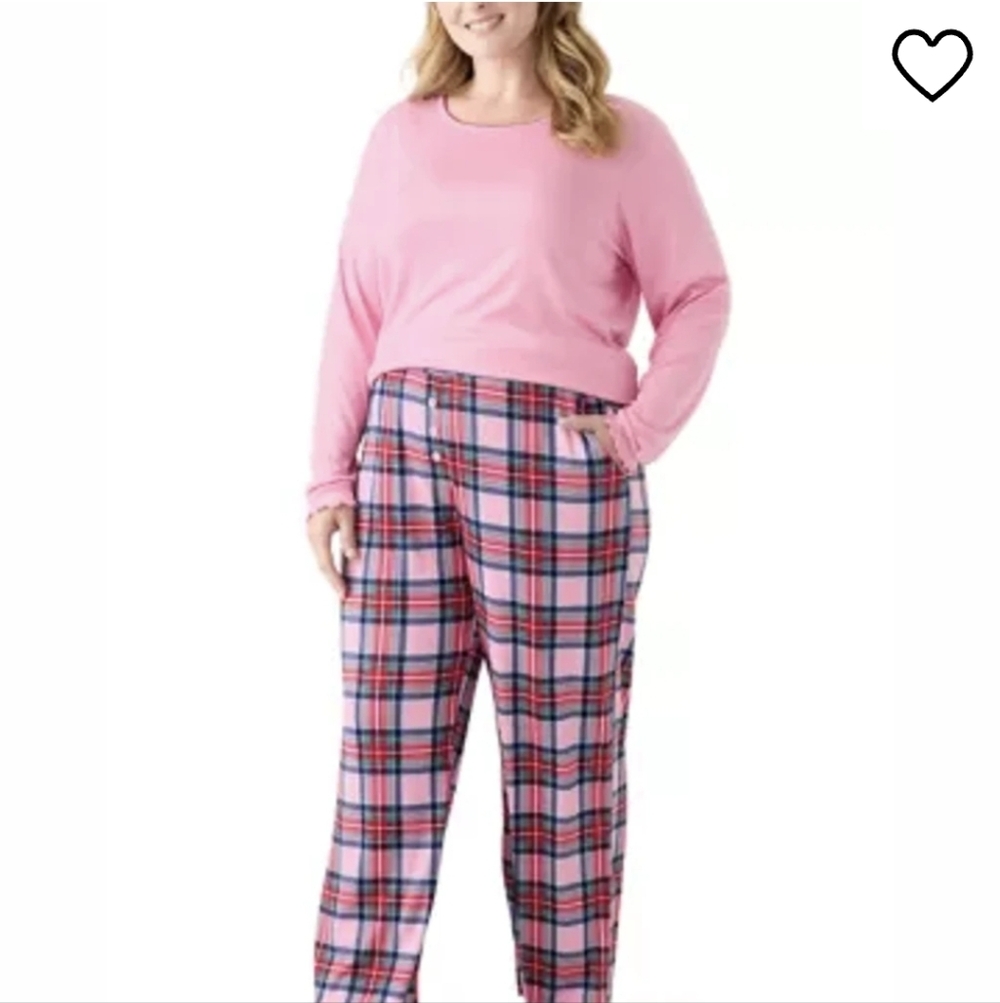 NWT Crown & Ivy 'Rose Bloom' Sleepwear Pajama Set. size XL